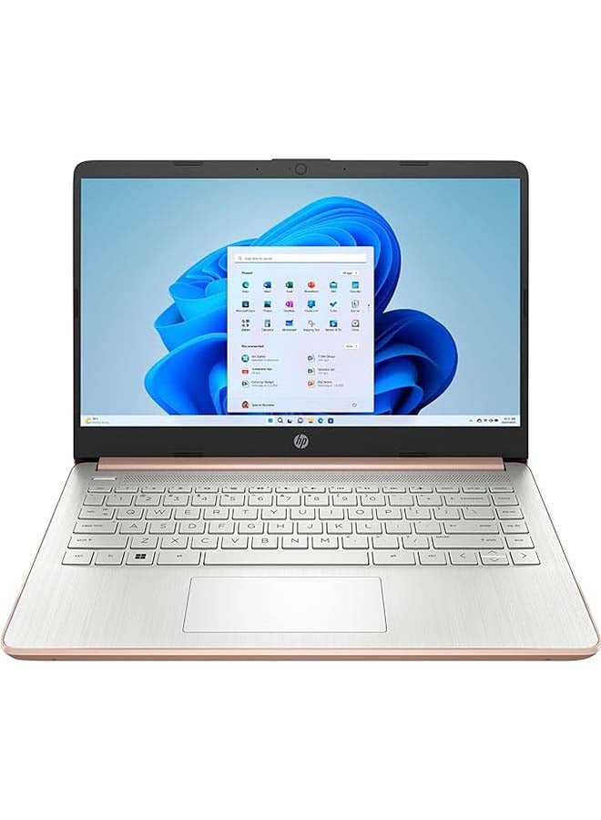 2024 Newest 14s Slim Laptop With 14-Inch Display, Pentium Silver N5030 Processor/4GB RAM/256GB SSD/Intel UHD Graphics 605/Windows 11 English Rose Gold