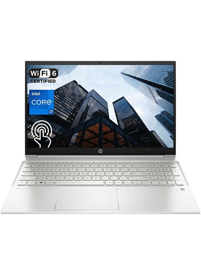 Pavilion Laptop With 15.6-Inch Display, Core i7-1355UProcessor/16GB RAM/1TB SSD/Intel Iris XE Graphics/Windows 11 Pro English Natural Silver