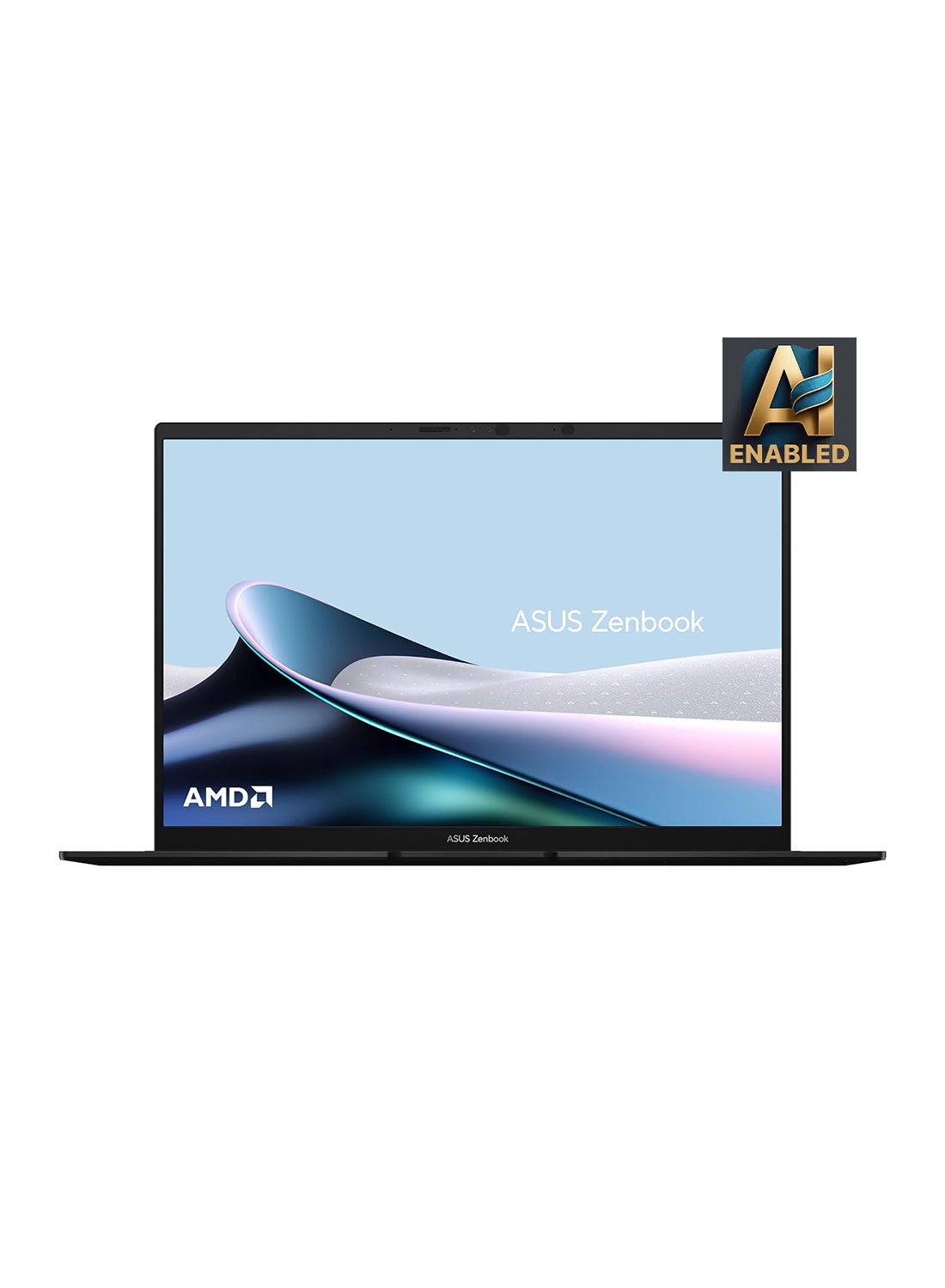 Zenbook 14 OLED UM3406HA-OLEDR7W Laptop With 14-Inch FHD Display, AMD Ryzen 7-8840HS Processor/16GB RAM/1TB SSD/Intel Iris XE Graphics/Windows 11 Home English/Arabic Jade Black