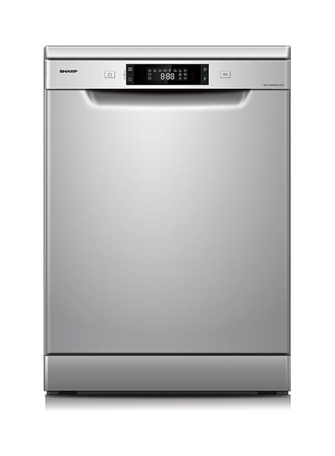 Free Standing Dishwasher With 14 Place Setting And 8 Programs QW-MA814K-SS3 Silver